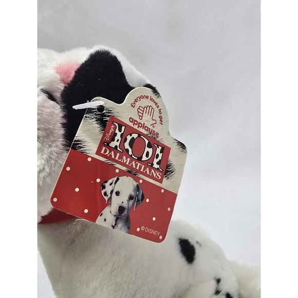 VTG 90s Disney Applause 101 Dalmatians "Dipstick" Puppy Plush Toy With Tags - Picture 2 of 9